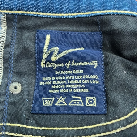 Citizens of Humanity Kelly #001 Low Waist Bootcut Stretch in Mid Blue Wash 30 - Picture 12 of 16